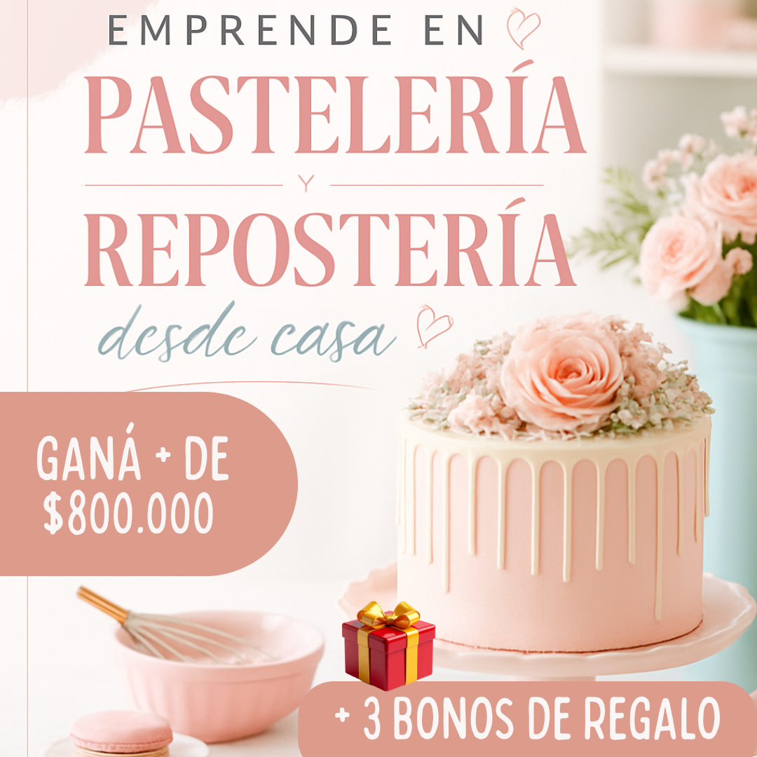 “Convertí tu cocina en un ingreso real 💰” ✅ +50 recetas rentables ✅ 3 bonos exclusivos ✅ Acceso inmediato